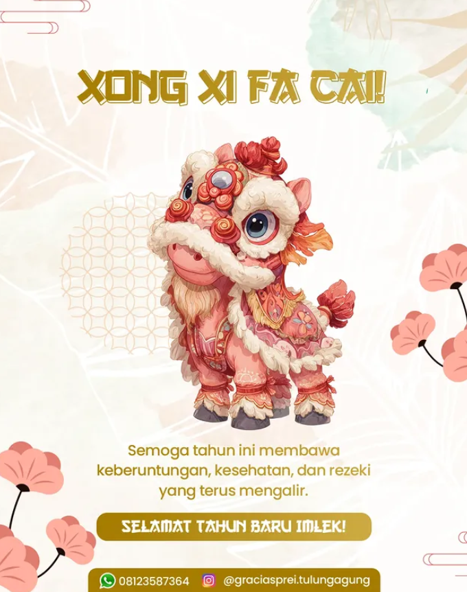 <p>Xong Xi Fa Cai! Semoga Tahun Baru Imlek ini mem